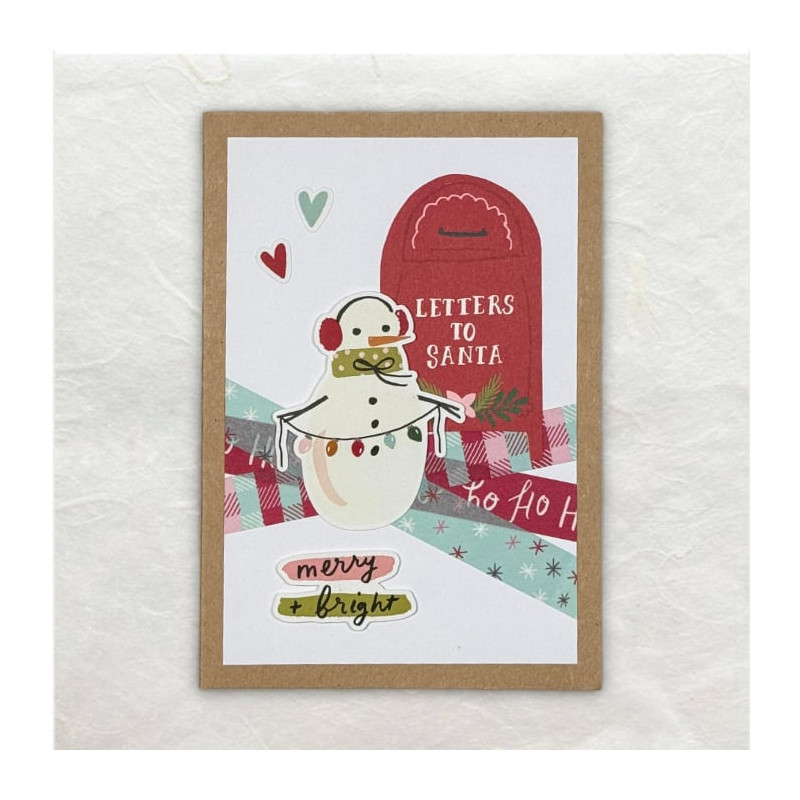 Een Die-Cut, een sticker en vooral Washitape. Hoe simpel kan mooi zijn?