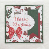 Designpapier, papiervormen ... dat is alles wat deze kaart Kerst maakt.