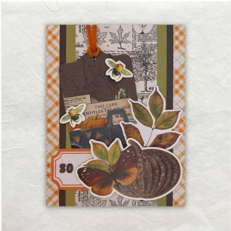 Deze kaart is opgebouwd uit alleen gestanste vormen oftewel Die-Cuts.
